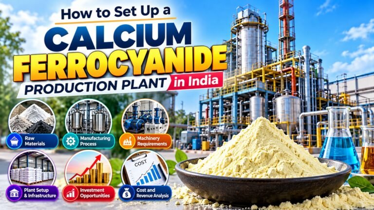 Calcium Ferrocyanide Production Plant Setup