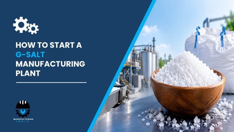 g-salt manufacturing plant setup